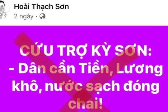 Công an huyện Kỳ Sơn xử lý các trường hợp đăng tin sai sự thật về khắc phục hậu quả lũ quét