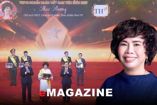 Anh hùng Lao động Thái Hương được tôn vinh Top 10 Doanh nhân Việt Nam tiêu biểu 2022