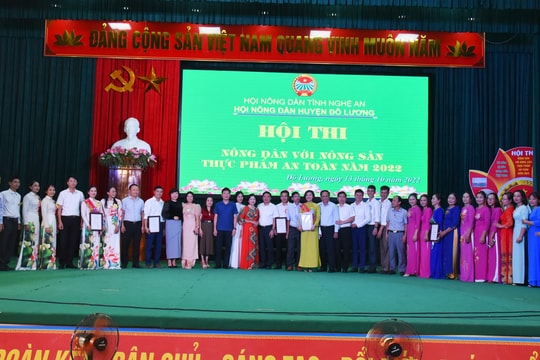Nhiều sản phẩm nổi bật trong cuộc thi nông sản an toàn ở Đô Lương
