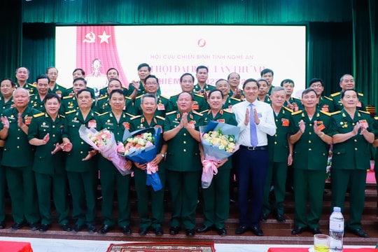 Thiếu tướng Nguyễn Sỹ Hội đắc cử Chủ tịch Hội Cựu chiến binh tỉnh Nghệ An