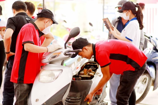 'Ngày hội chăm sóc xe máy' miễn phí tại Nghệ An