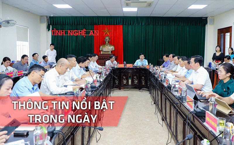 Nghệ An: Thông tin nổi bật ngày 17/10