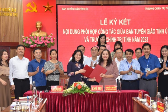 Nâng cao hiệu quả phối hợp giữa Ban Tuyên giáo Tỉnh ủy và Trường Chính trị tỉnh Nghệ An