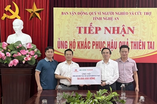 Nghệ An tiếp nhận hơn 23,2 tỷ đồng ủng hộ người dân khắc phục mưa lũ