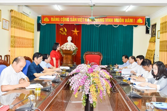 Giám sát về công tác tổ chức bộ máy và biên chế tại Sở Nông nghiệp và Phát triển nông thôn Nghệ An