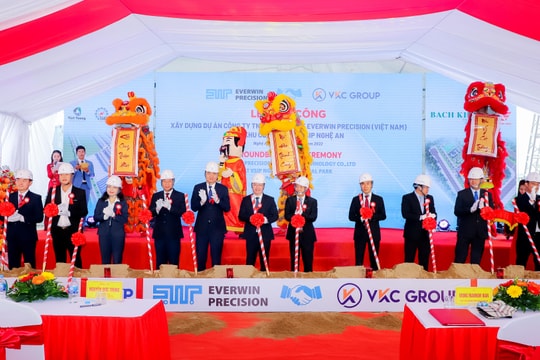 Khởi công dự án sản xuất linh kiện điện tử 200 triệu USD ở Nghệ An