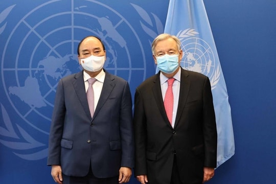 Tổng Thư ký Liên Hợp Quốc bắt đầu chuyến thăm chính thức Việt Nam 2 ngày