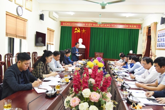 Giám sát việc thực hiện quản lý nhà nước về công tác tổ chức bộ máy và biên chế tại Sở Nội vụ