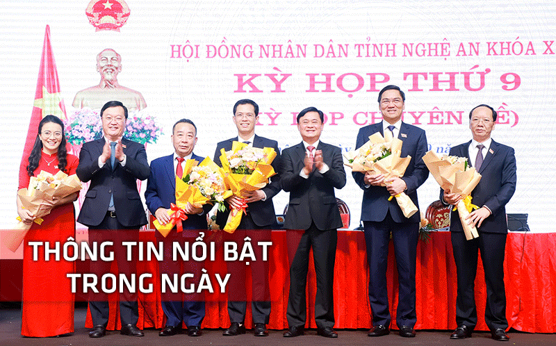 Nghệ An: Thông tin nổi bật ngày 23/10