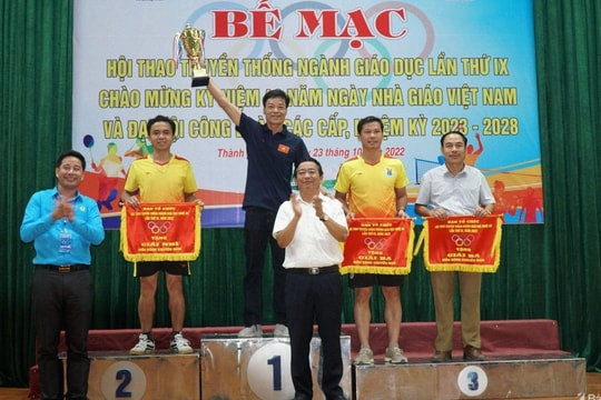 Bế mạc Hội thao truyền thống ngành Giáo dục và Đào tạo