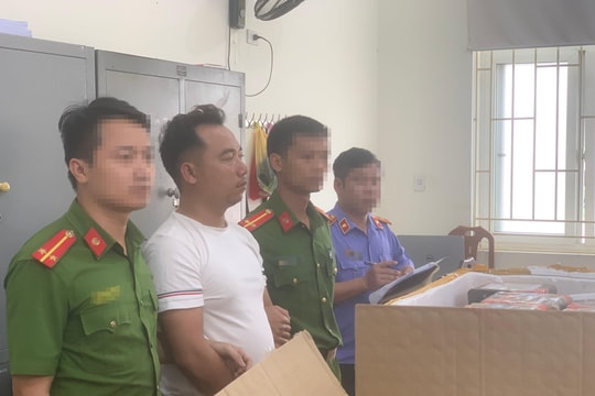 Bắt giữ kẻ cầm đầu đường dây tiêu thụ hơn nửa tấn pháo