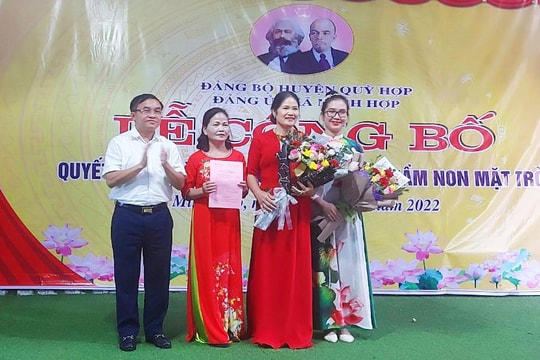 Công bố thành lập các tổ chức Đảng trong doanh nghiệp tư nhân ở huyện Quỳ Hợp và thị xã Hoàng Mai