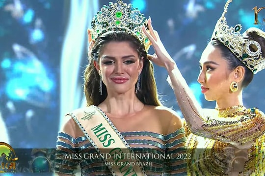 Thiên Ân dừng chân ở Top 20, người đẹp Brazil đăng quang Miss Grand International 2022