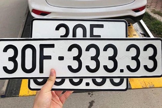 Bị mất biển số xe, có được tự đặt làm biển số mới? 