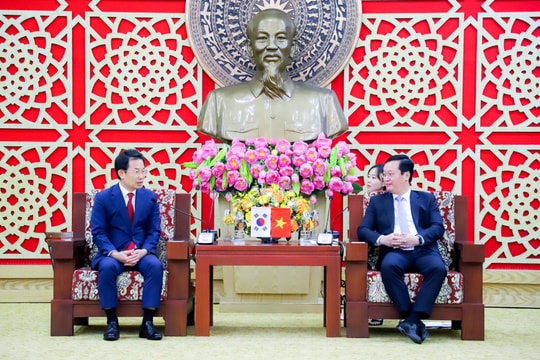 Chủ tịch UBND tỉnh tiếp xã giao Phó Thị trưởng chính quyền thành phố Gwangju (Hàn Quốc)