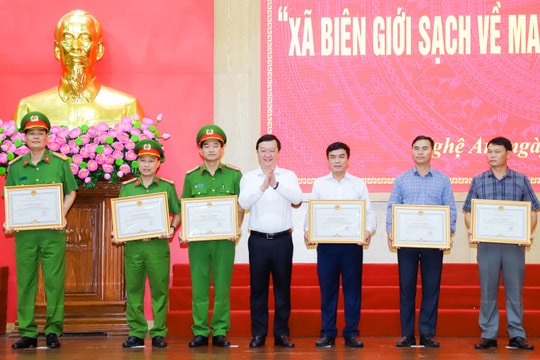 26/27 xã biên giới ở Nghệ An đạt tiêu chí 'sạch người nghiện ma túy'