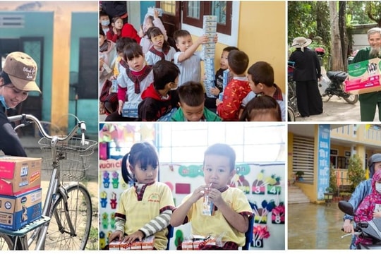 VINAMILK chung tay chia sẻ khó khăn với đồng bào miền Trung