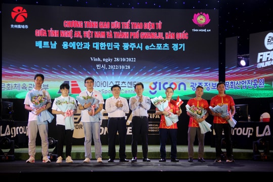 Nghệ An và thành phố Gwangju, Hàn Quốc tranh tài Fifa Online 4