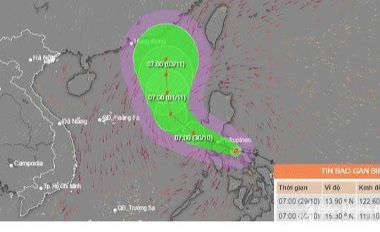 Nghệ An ra công điện chủ động ứng phó bão số 7