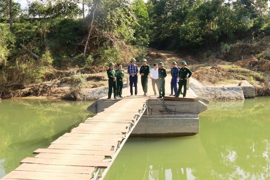Đẩy nhanh tiến độ xây dựng đường tuần tra biên giới đoạn qua huyện Thanh Chương 