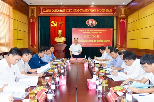 Khối thi đua các cơ quan Đảng tổng kết thi đua - khen thưởng 