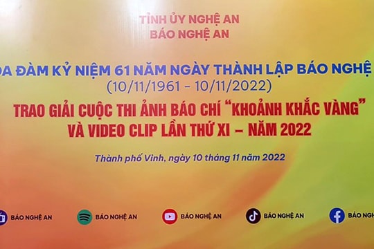 Trực tiếp: Trao giải Cuộc thi ảnh báo chí Khoảnh khắc Vàng và video clip Báo Nghệ An