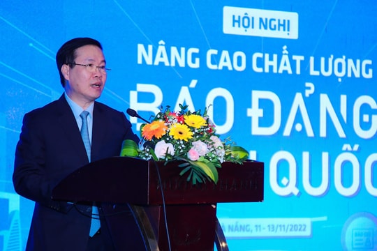 Bài phát biểu của đồng chí Võ Văn Thưởng tại Hội nghị Nâng cao chất lượng báo Đảng toàn quốc