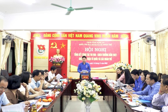 Nghệ An tổng kết công tác thi đua, khen thưởng khối Mặt trận Tổ quốc và các đoàn thể 