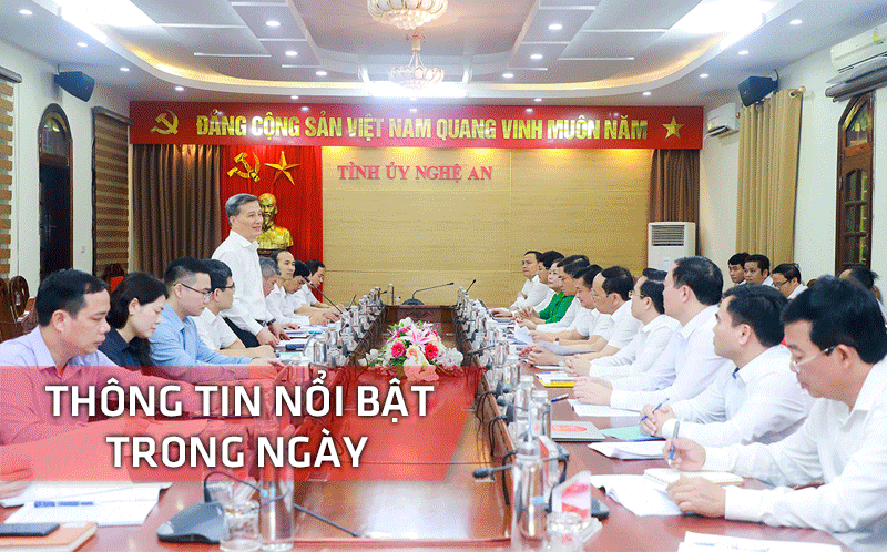 Nghệ An: Thông tin nổi bật ngày 18/11