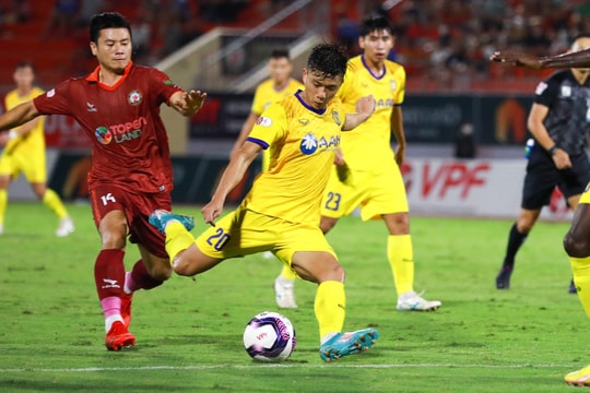Sông Lam Nghệ An: Những con số nổi bật mùa giải V.League 2022 
