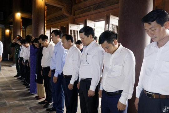 Lễ tưởng niệm 93 năm ngày mất cụ Phó bảng Nguyễn Sinh Sắc