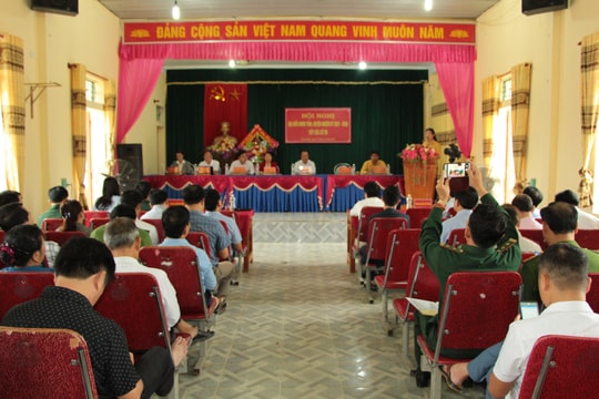 Phó Chủ tịch Thường trực HĐND tỉnh tiếp xúc cử tri xã Thanh Đức, huyện Thanh Chương