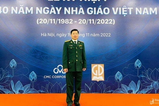 Giám đốc Phân hiệu Thanh Hóa -Trường Cao đẳng nghề số 4 được tôn vinh Nhà giáo giáo dục tiêu biểu toàn quốc