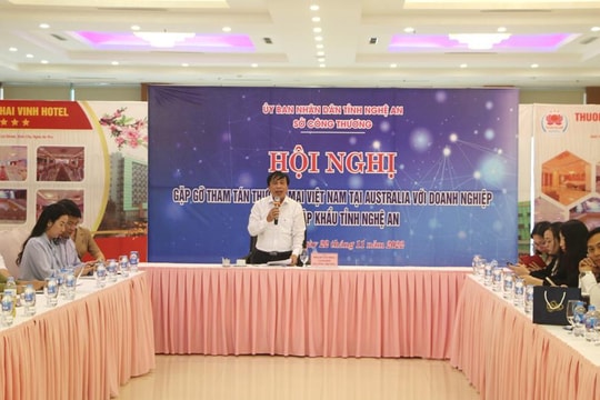 Nghệ An tìm giải pháp thúc đẩy xuất, nhập khẩu hàng hóa sang Australia