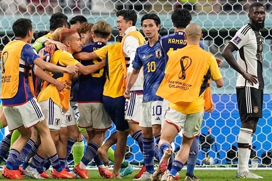 Nhật Bản chiến thắng sốc trước đội tuyển Đức