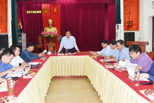 Kiểm tra công tác cải cách hành chính tại huyện Hưng Nguyên 