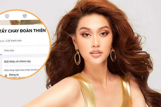 Hoa hậu Thiên Ân nói gì khi bị lập nhóm anti trên Facebook?