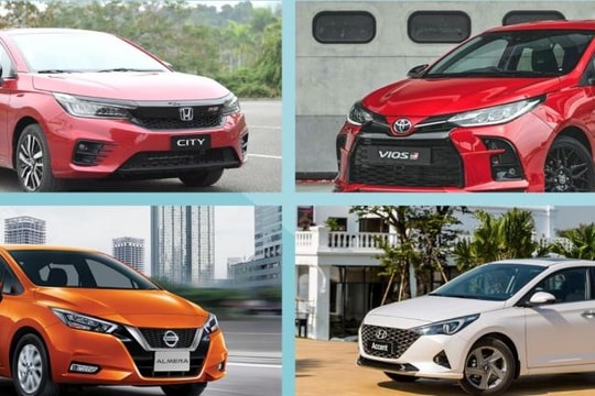 Sedan hạng B dưới 600 triệu đồng được người Việt mua nhiều nhất