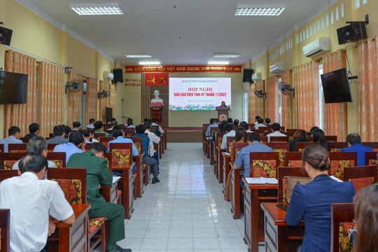 Công tác tuyên truyền góp phần thực hiện thắng lợi các chỉ tiêu phát triển kinh tế - xã hội