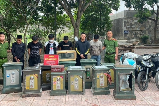 Triệt xóa ổ nhóm chuyên trộm két sắt tại các địa điểm tâm linh