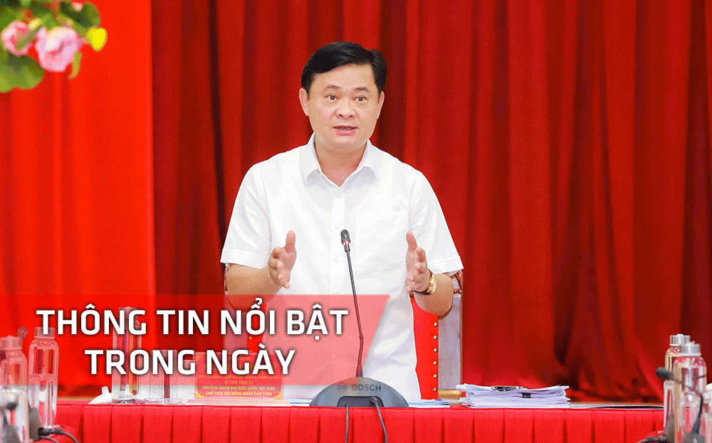 Nghệ An: Thông tin nổi bật ngày 29/11