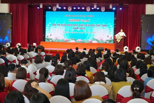 Nghệ An: Hơn 400 giáo viên tham dự Kỳ thi giáo viên giỏi tỉnh bậc tiểu học