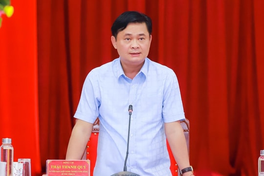 Thường trực Tỉnh ủy giao ban khối Nội chính tháng 11/2022