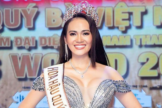 Người đẹp 36 tuổi đăng quang Hoa hậu Quý bà Việt Nam 2022 