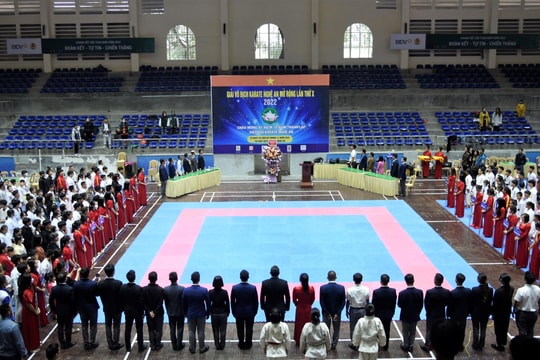 Hơn 560 vận động viên dự giải Karate Nghệ An mở rộng