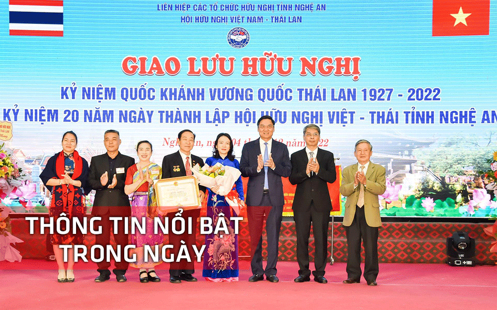 Nghệ An: Thông tin nổi bật ngày 4/12