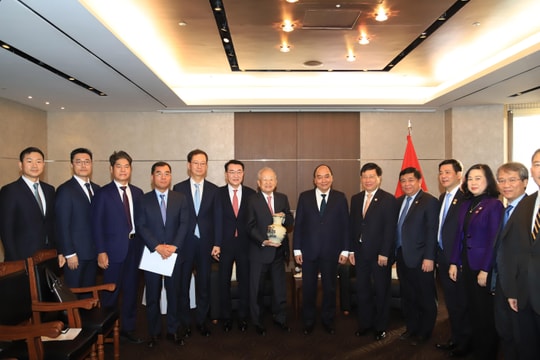 Chủ tịch nước tiếp những tập đoàn hàng đầu Hàn Quốc, đầu tư hàng tỷ USD vào Việt Nam