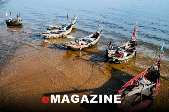 Nơi biển lùi, làng tiến 