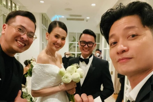 Hà Kiều Anh làm MC đám cưới hoa hậu Dương Mỹ Linh và chồng doanh nhân