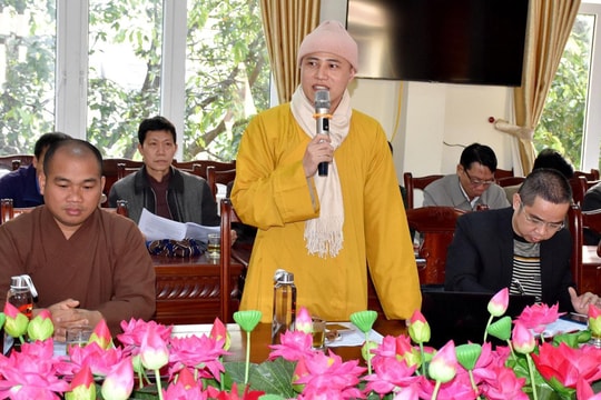 Gặp mặt các tăng ni, phật tử tiêu biểu trên địa bàn tỉnh Nghệ An